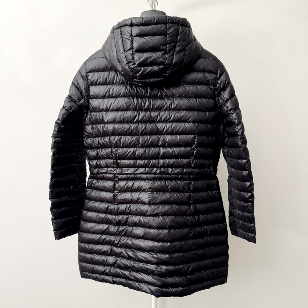CONTEMPORAINS Lightweight Packable Winter Puffer Black Hooded Down Jacket Coat. - Picture 4 of 16